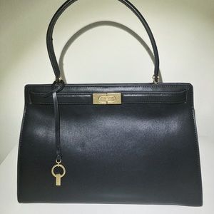Tory Burch Lee Radziwill Leather Satchel